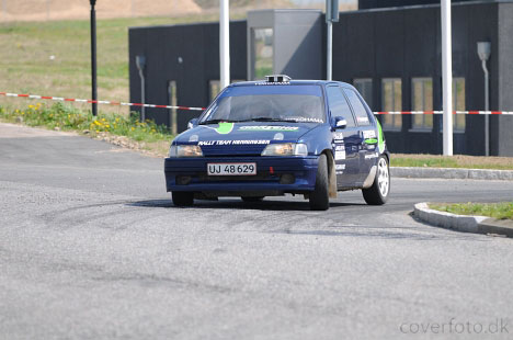 Glimt fra Rallysprint på Regnbueringen
(Foto: Jimmy Lerche (Coverfoto.dk))